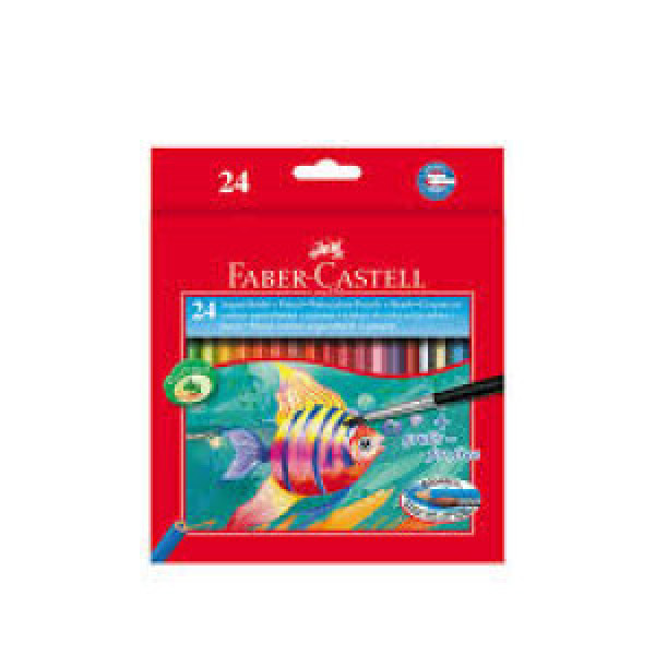 114425 Watercolour pencil + brush box 24x