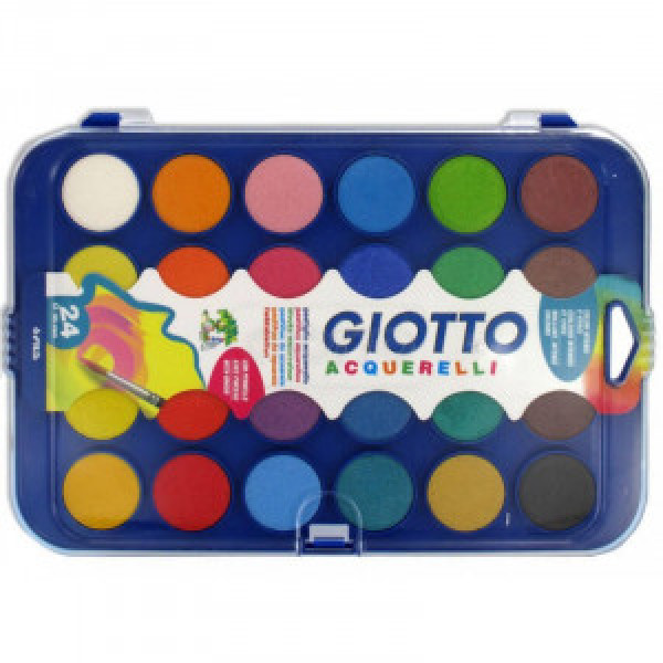 352400 Acuarela BOX 24 GIOTTO WATERCOLORS 30MM