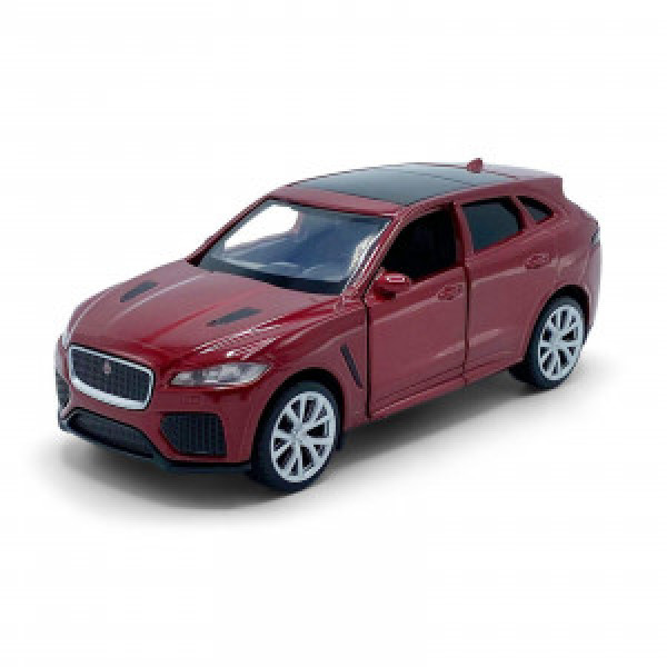 36100032 Macheta auto Jaguar F-Pace, 1:36, Red Mecanism pull-back, sincron