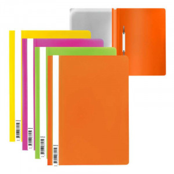 46121 Mapa cu sina ErichKrause Fizzy Neon, A4, assorted colors (20 pcs in a bag)