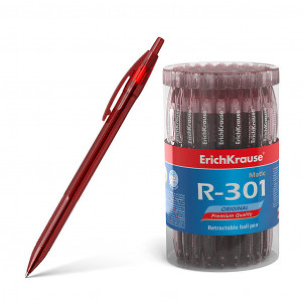 46766 Pix ErichKrause R-301 Original Matic 0.7 red (tube 60 pcs.)