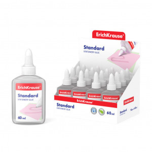 48708 Clei lichid p u hirtie ErichKrause Standard 60 ml (display 16 pcs)