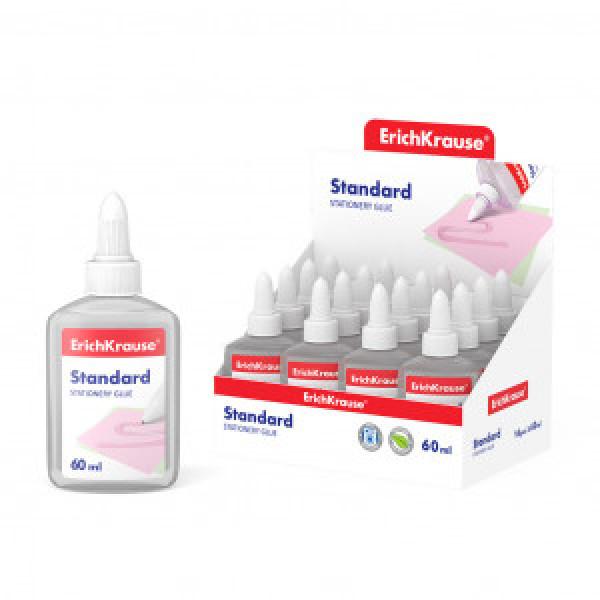 48708 Clei lichid p u hirtie ErichKrause Standard 60 ml (display 16 pcs)