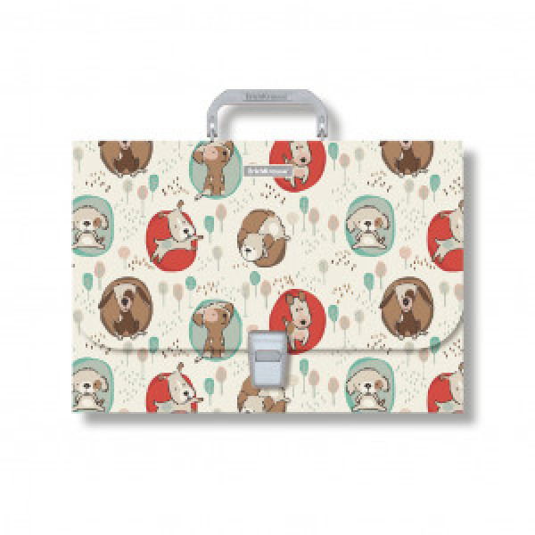 48733 Geanta Portfolio ErichKrause Little Dogs, A4 (1 pcs in a bag) детский