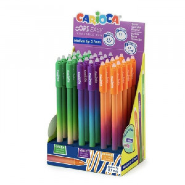 41029 PIX cu radiera CARIOCA OOPS Easy (30pcs.box)