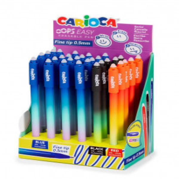 41046 PIX cu radiera CARIOCA Oops Easy (30pcs. box)