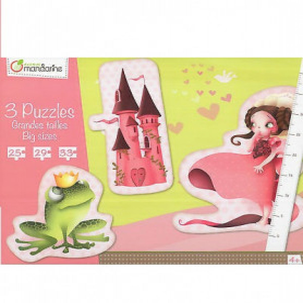 42437MD SET 3 PUZZLE PRINTESE