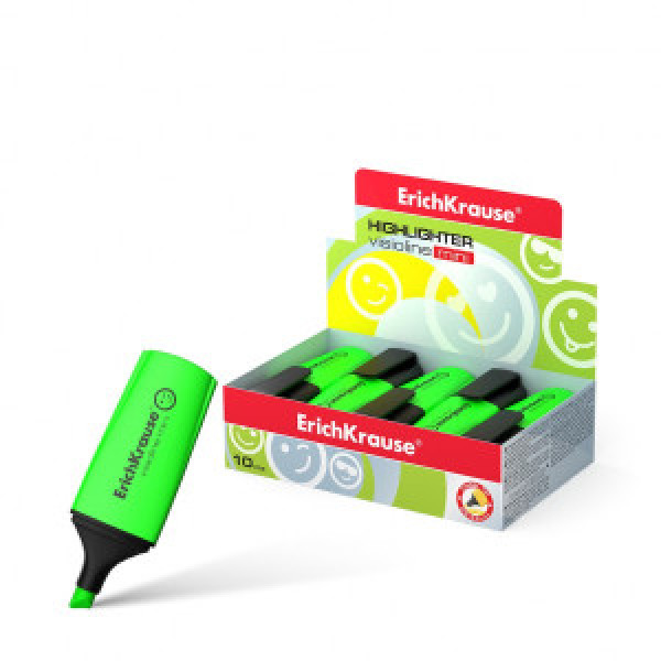 42754 Markator text ErichKrause Visioline Mini, color: green (box 10 pcs.)