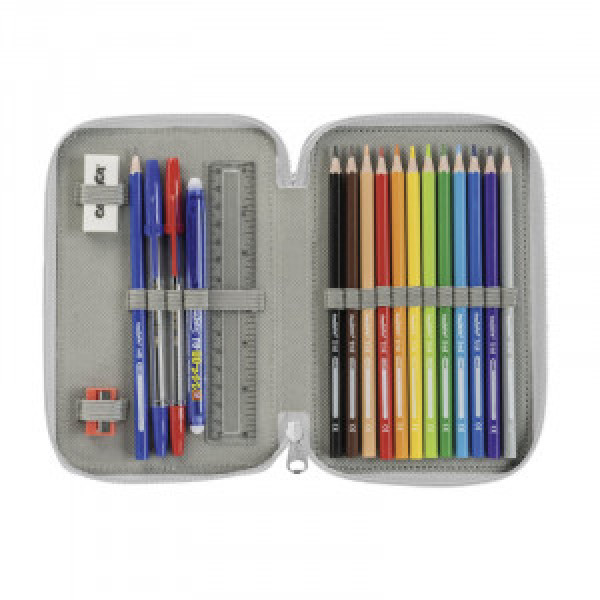 42801 Penar CARIOCA Pencil Case Fluo 2 Zip