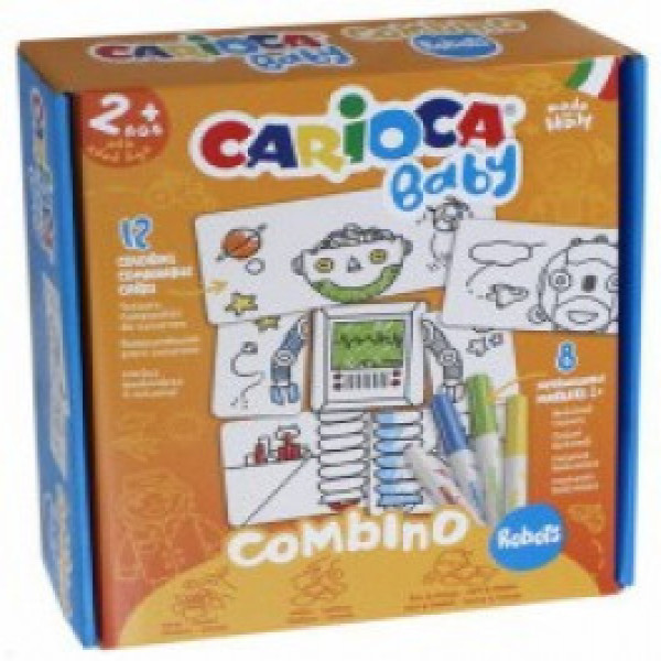 42896 Puzzle CARIOCA BABY COMBINOR0B0TS+8C0L0RI