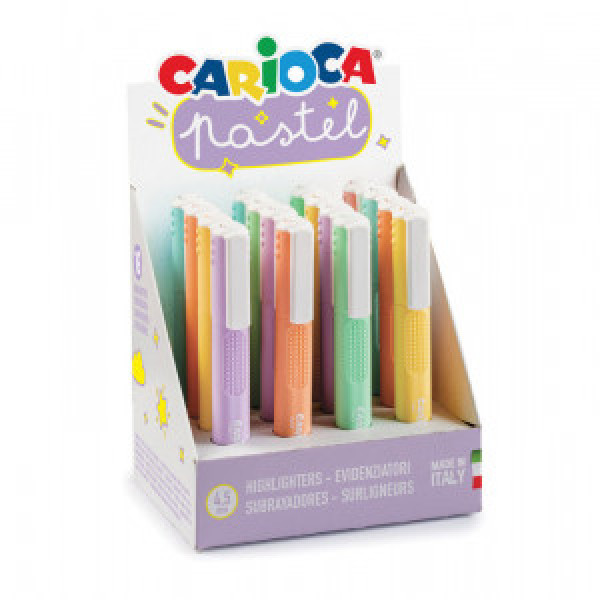 43035 Markator de text CARIOCA pastel (16 pcs)