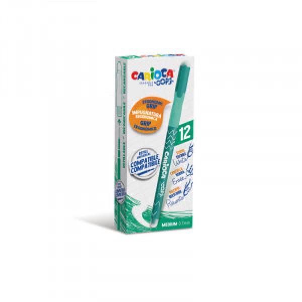 43039/04 Pix cu radiera CARIOCA box 12pcs Green