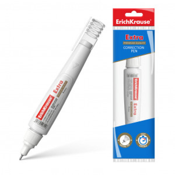 Pix corector 55987 ErichKrause Extra, 4 ml (plastic box 12 pcs)