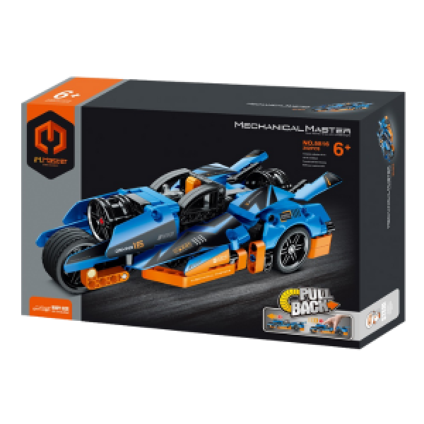 5816 Set de constructie Mechanical Master „Motocicleta de curse”, cu inertie, 202 p