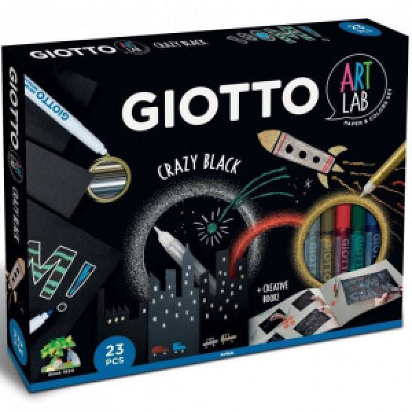 581600 Set creativ GIOTTO ART LAB CRAZY BLACK