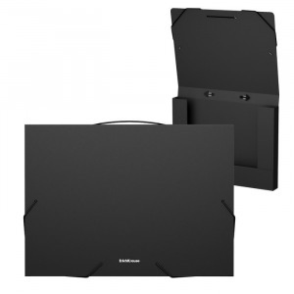 59189 Mapa cu folii ErichKrause Matt Classic, 30 pockets, A4, black (4 pcs in a bag)