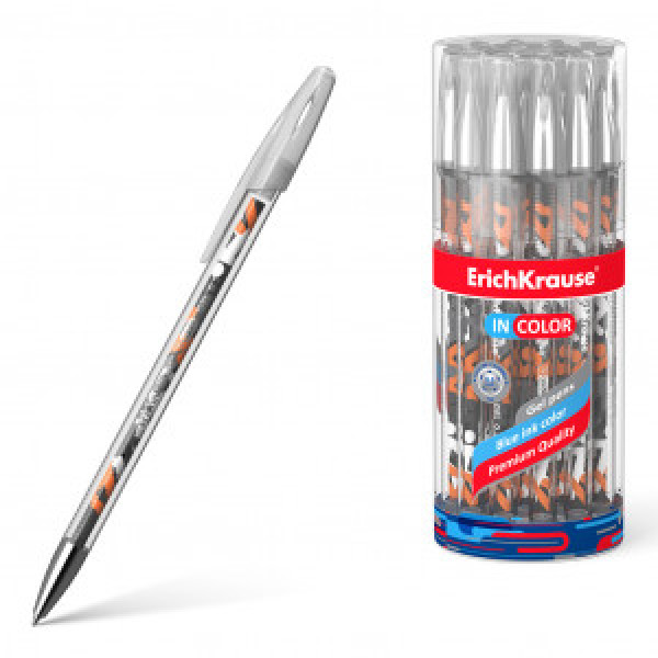 50837 Pix gel ErichKrause InColor Walkers, ink color: blue (tube 24 pcs.)
