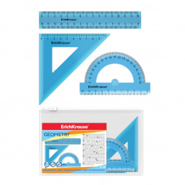 52991 Set geometry ErichKrause Standard (ruler 15cm (20)