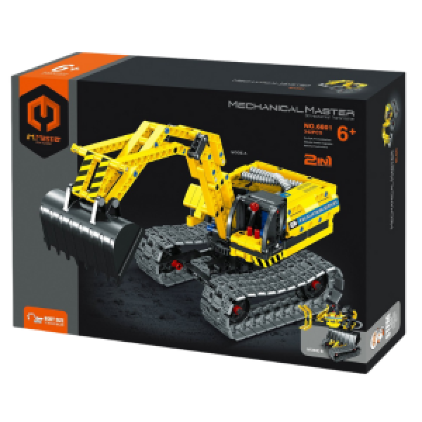 6801 Set de constructie 2 in 1 Mechanical Master — „Robot — Excavator”, 344 p