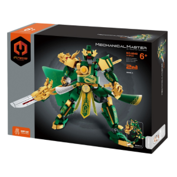 6848 Set de constructie 2 in 1  „Cei Cinci Generali Tigri: Guan Yu”, 373 p