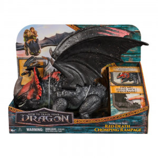 6072650 Figurina dragon Red Death cu mini-Toothless Cum sa iti dresezi dragonul