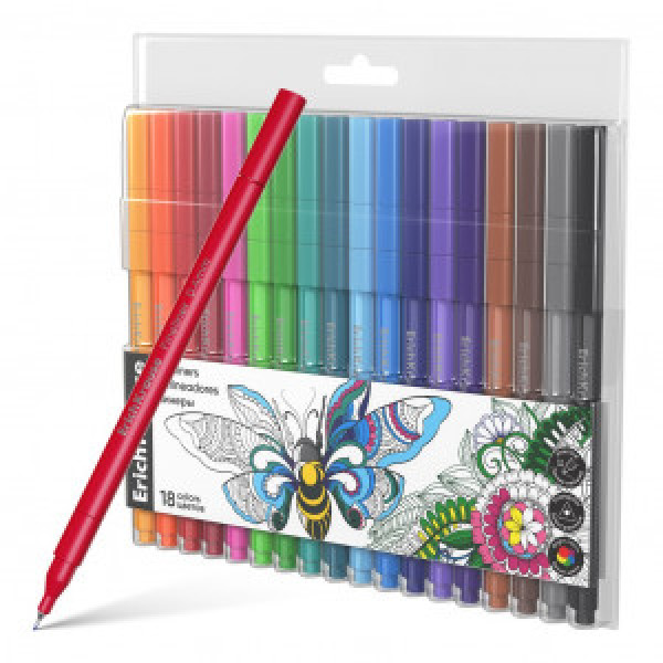 62950 Fineliners ErichKrause Art Spirit 18 cul.