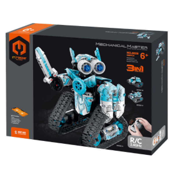 8028 Set de constructie 3in1 „Robot transformer”, cu telecomanda, 398 p