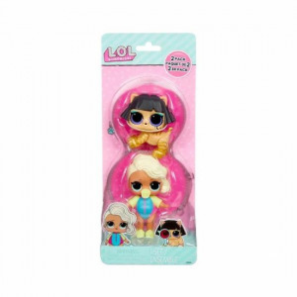 987819 Set 2 Figurine L.O.L. Surprise OOP Tot+Pet-Surfer Babe+Ancient Meow