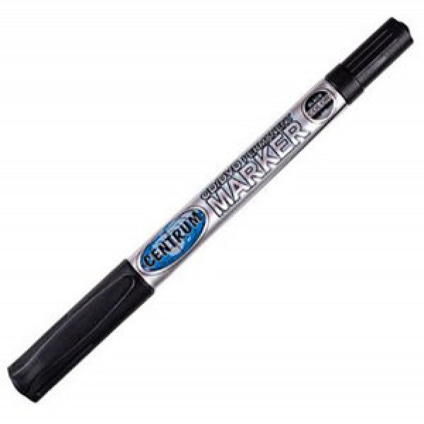 MARKER permanent negru CD-DVD 80882 (2-x стор.) (12)