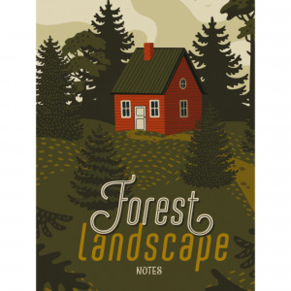 Notebook A6 48f КЗ6483724 Forest patr