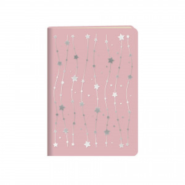 Notebook A6 64f PEARL. Сахарная вата КЗПКФ6804294 linie piele artif