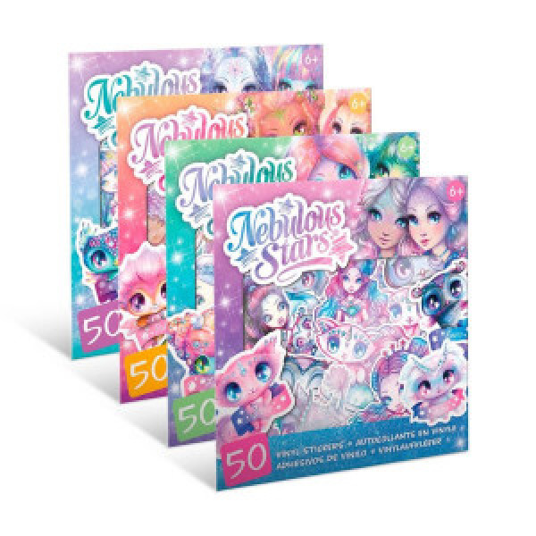 Autocolante 11460 Nebulous Stars decorative din vinil (24 buc/4 modele)