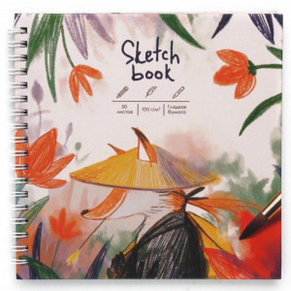 Album desen 165x165 80f Таинственный лис ТС505447 Sketchbook spirala