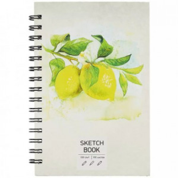 Album desen A5 100f ТС51005062 SKETCHBOOK. Лимоны