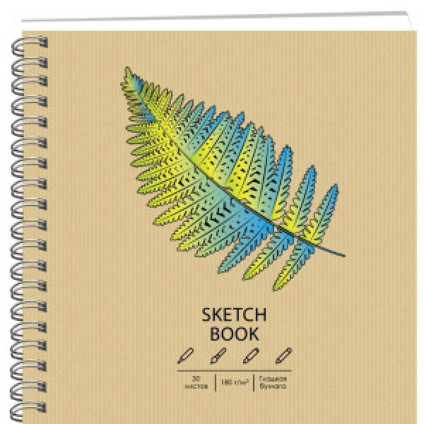 Sketchbook 30f 190x190 spirala DRAFT and CRAFT. Дизайн 17 ТСК305085