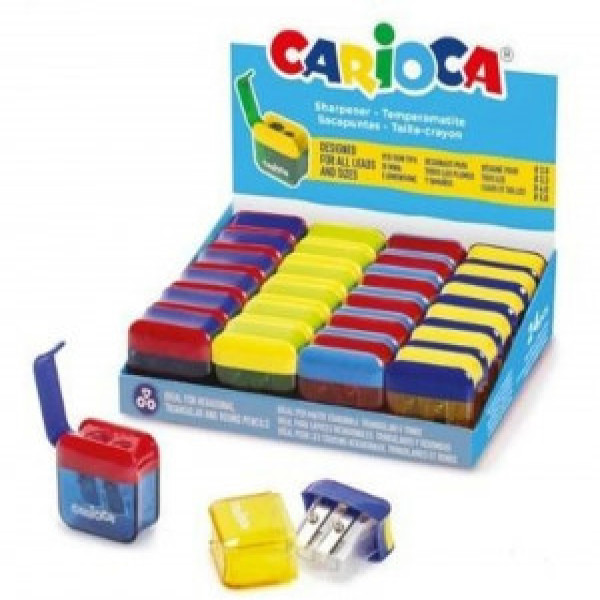 Ascutitoare 43128 CARIOCA 2 holes mini display 24pcs