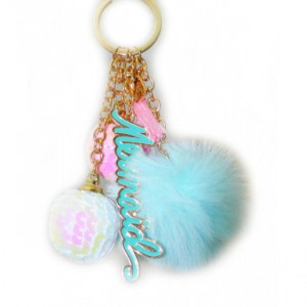 Breloc cu puf  YES “Mermaid”_558120