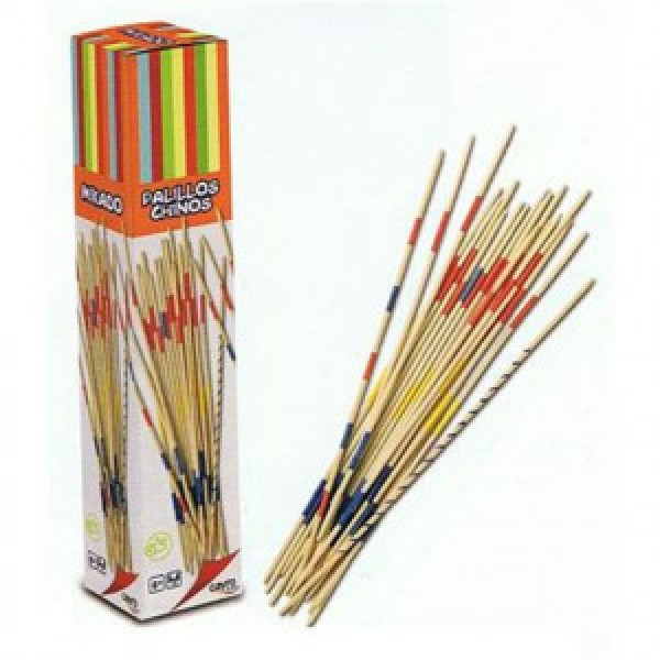 Joc din lemn Mikado, 26 de bete de 30 cm, Cayro CYR8533