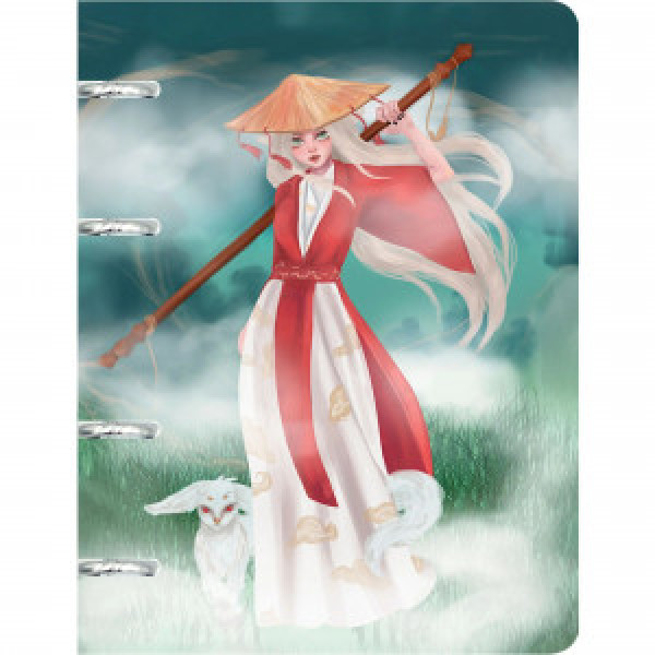 Caiet mecanic A5 100f Девушка в кимоно (Эксклюзив) ТКФ1005406 patr, inele