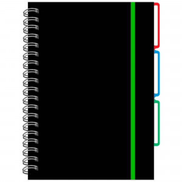 Caiet A4- 120f cu separator Favorite Black. No 2 ТПФВ412086 patr