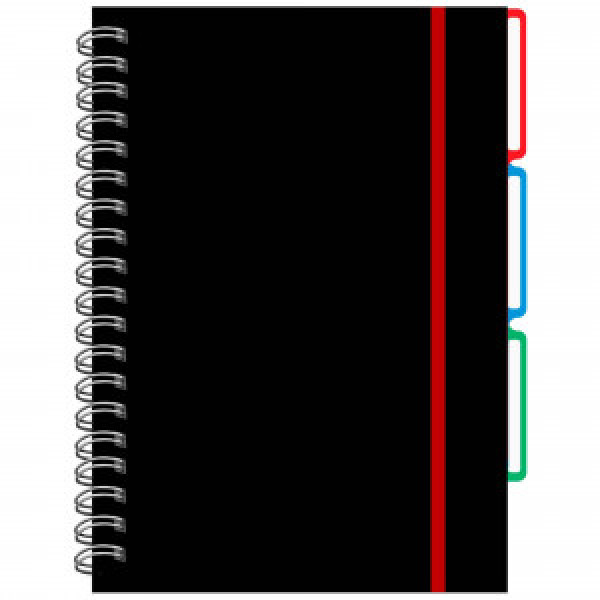 Caiet A4- 120f cu separator Favorite Black. No 4 ТПФВ412088 patr