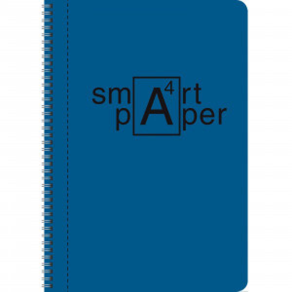 Caiet A4 80f ТПС496122 Smart. Синий patr spirala