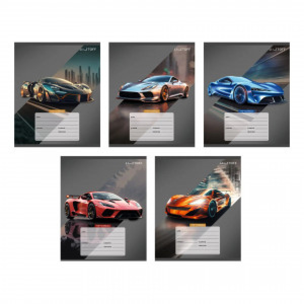 Caiet A5 24f Стильные авто ТЛ249265 linie