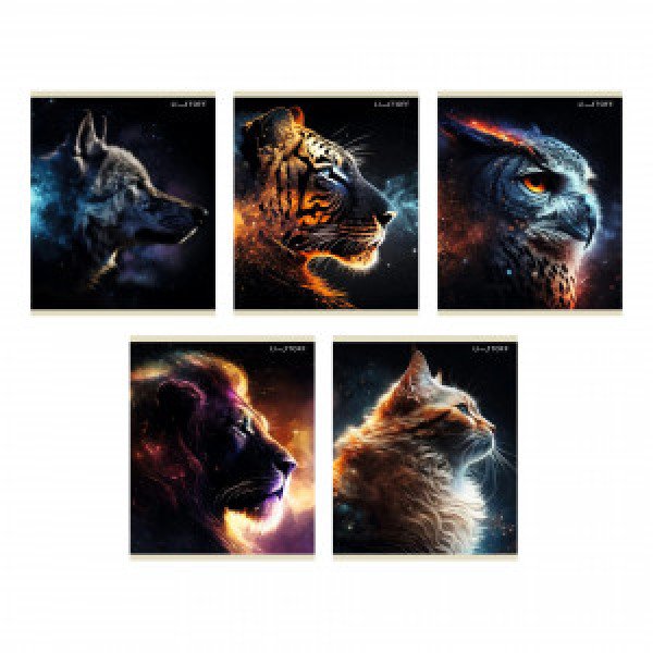 Caiet A5 48f Космические животные ТК2ЛФ489178 patr