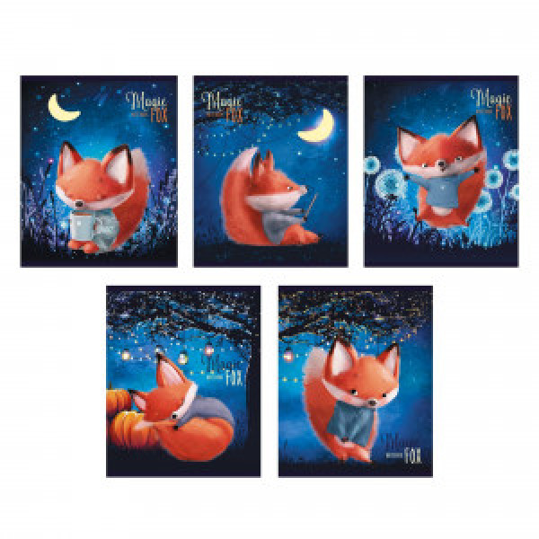 Caiet A5 48f patr Magic FOX ТКБ488249