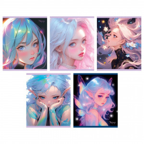 Caiet A5 48f Прекрасные эльфийки ТК489119 patr