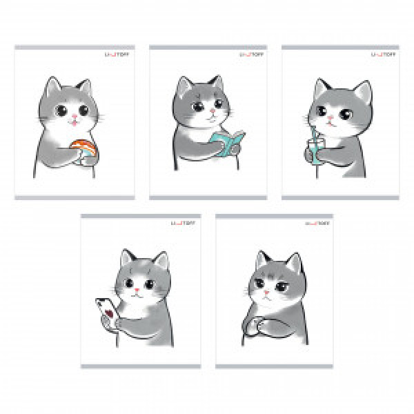 Caiet A5 40f ТК409148 День котика patr