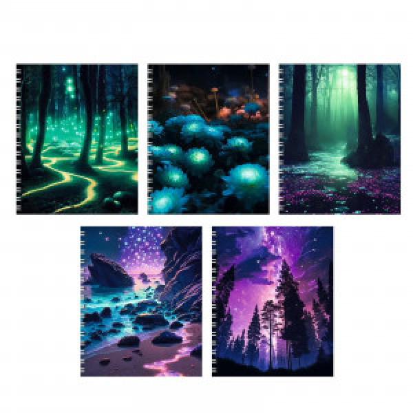 Caiet A5 96f Фантастические пейзажи ТС968849 patr spirala