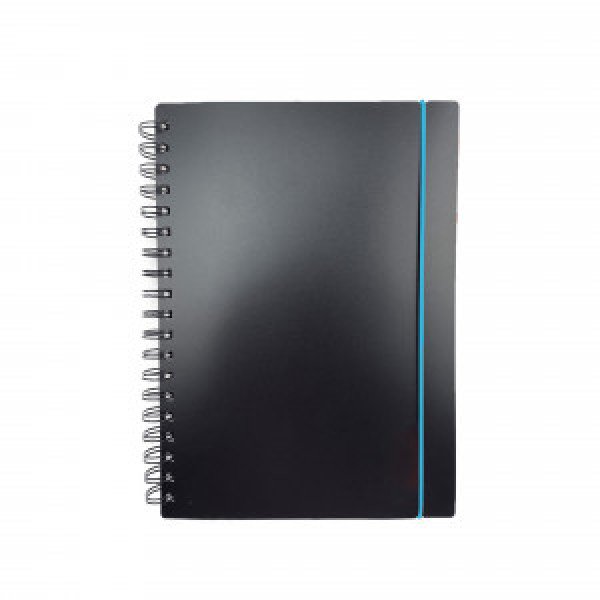 Caiet A6 80 foi patr Favorite Black. No 3 ТПФВ680195 spirala