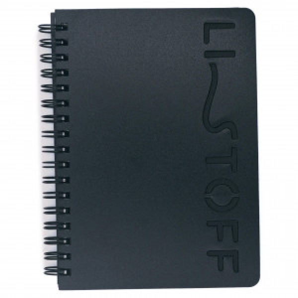 Caiet A6 80f LISTOFF STYLE. 3 ТПЛС680137 patr. spirala